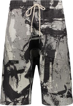 ISO.POETISM Cotton Bermuda Shorts - Heren - Korte Broeken - Zwart - S - Katoen - Korte Broeken