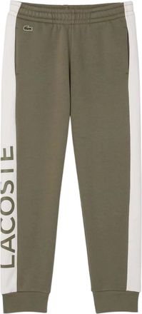 Lacoste Dames/Dames Fleece Sweatbroek met Kleurblok (Groen)
