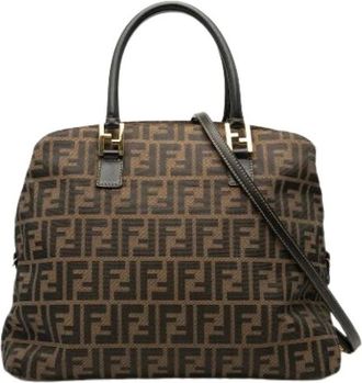 Fendi Pre-owned Handbags, female, Brown, Size: ONE SIZE Pre-owned Satchel
