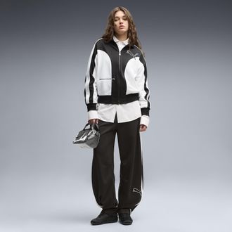 Puma Pantaloni sportivi T7 Love Of The Cat dal taglio morbido da donna, Abbigliamento, Nero, XL