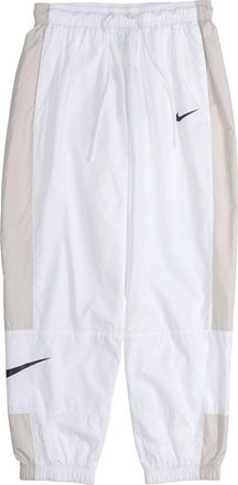 Nike (WMNS) Nike Nsw Stmnt Wvns Pant Running Training Colorblock Knit Sports Pants/Trousers/Joggers Autumn White DC0041-100