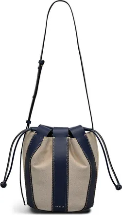 Radley London The Flora Medium Drawstring Crossbody Bag in Naval at Nordstrom