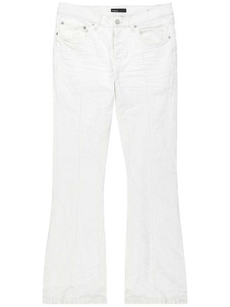 Purple P004 jeans - White