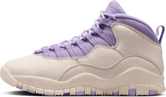 Nike Jordan Womens Air Jordan 10 Retro Shoes in White | IQ0388-101