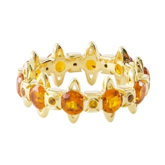 Vivienne Westwood Warwick Ring - female - Vivienne Westwood - Rings - Yellow - M - Accessories