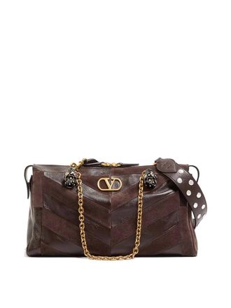Valentino Garavani Panthea Medium Leather Shoulder Bag