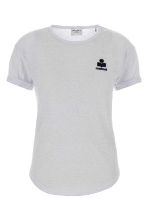 Isabel Marant White Linen Koldia T Shirt