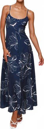 Hutch Valente Dress In Blue