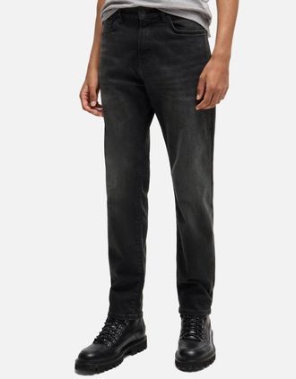 HUGO BOSS Mens Boss New Remaine Regular Fit Jeans - Black - Size: 34/32