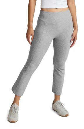 Beyond Yoga Spacedye Pintuck Kick Flare Pants in Silver Mist at Nordstrom, Size X-Large