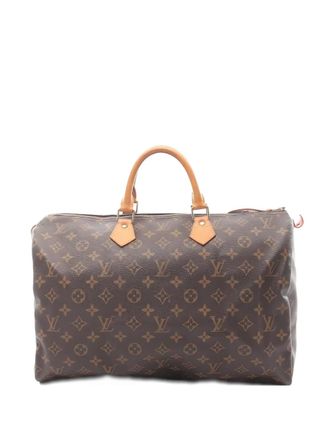Louis Vuitton Speedy 40 monogram canvas tote - Bruin