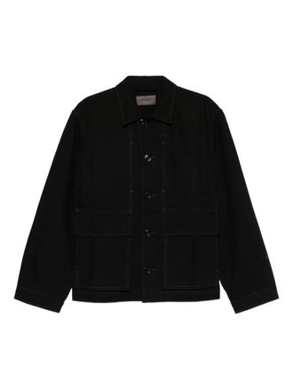 Christophe Lemaire pocket button overshirt - Black