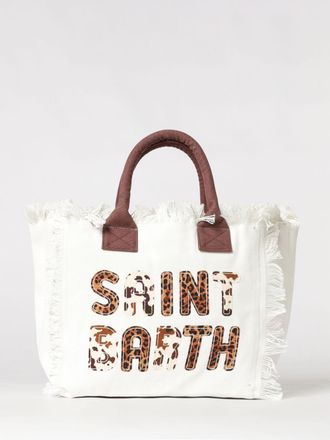 MC2 Saint Barth Borsa Vanity in cotone stampato con logo