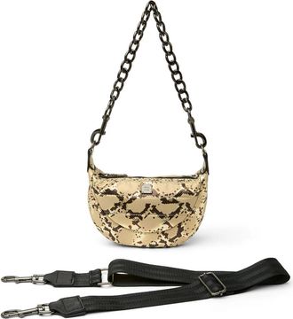 Think Royln Tiny Dancer Crossbody Hobo Bag In Python Luxe
