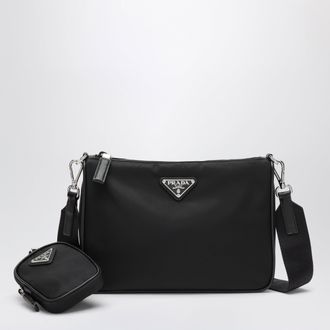 Prada Black cross-body bag in Re-Nylon and Saffiano leather