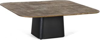 Giner&Colomer Mesa central con base de hierro y tapa de aluminio