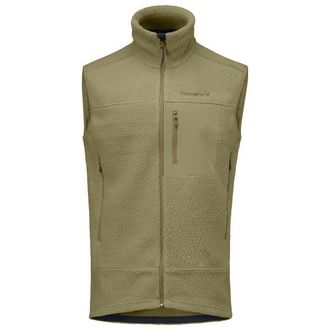 Norr&oslash;na Trollveggen Warm3 Vest Fleecegilet f&uuml;r Herren | oliv