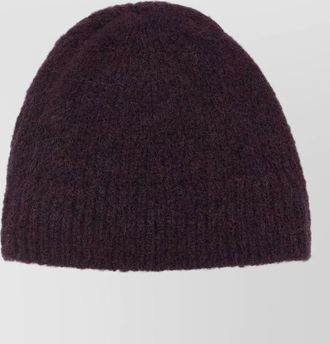 Dries Van Noten alpaca wool ribbed beanie