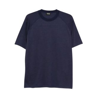 Ermenegildo Zegna Heren, Tops, Blauw, Maat: 4XL