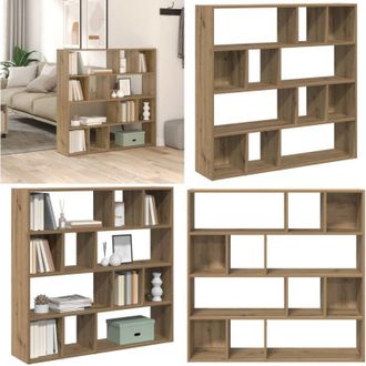 vidaXL Libreria/Divisorio Rovere Artigianale 105x24x102 cm - Scaffale - Divisorio