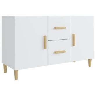 vidaXL Aparador De Madera De Ingenier&iacute;a Blanco 100x36x60 Cm Vidaxl