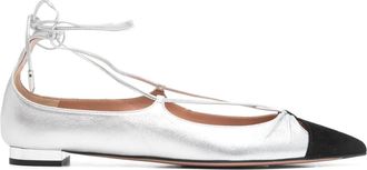 Aquazzura Ballerine Gabi - Argento