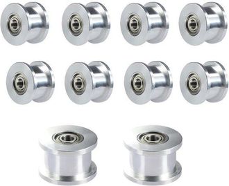 OEM Polea Tensora 20 Dientes, Orificio 3 Mm, 6 Mm, Orificio 3 Mm Impresora 3d, 7 Mm, Distribuci&oacute;n Gt2, Distribuci&oacute;n (10, 10 Piezas