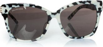 Balenciaga Pre-owned Womens Black and white printed sunglasses - Multicolour - One Size