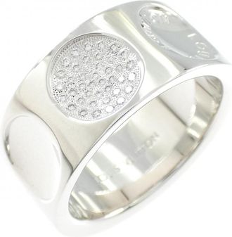 Louis Vuitton White Gold (18K) Band Ring (Pre-Owned)