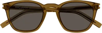 Saint Laurent Sunglasses Sl 28 050 Brown/Dark Brown Unisex