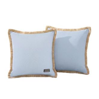 Hunter Amelia Square Outdoor Pillow 2-Piece Set in Light Blue at Nordstrom, Size 20X20