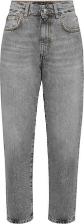 Philipp Plein Mom Fit Jeans - Dames - Loose Fit Jeans - Grijs - W28 - Katoen - Jeans