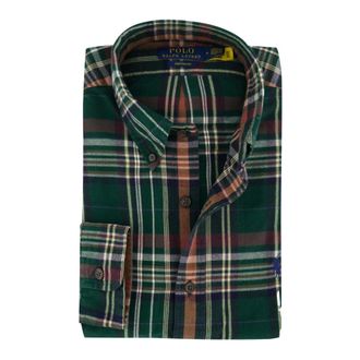 Polo Ralph Lauren Overhemden, Heren, Veelkleurig, L, Katoen, Polo Ralph Lauren casual overhemd groen