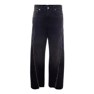 Haikure Dames, Jeans, Zwart, Maat: W24 Katoen