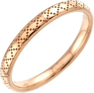 Gucci Pink Gold Pink Gold (18K) Band Ring (Pre-Owned)