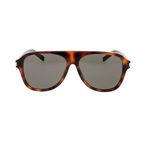 Saint Laurent Zonnebril - unisex - Accessoires - Bruin - Maat: ONE Size