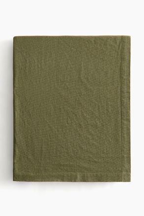 H&M Tischdecke aus Leinenmix - Green