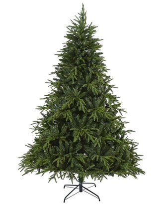 Nearly Natural 7.5Ft. Colorado Mountain Fir Natural Look Artificial Christmas Tree