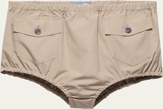 Prada Poplin Shorts