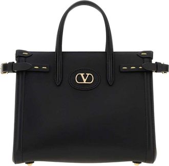 Valentino Garavani Black Antibes Small Tote