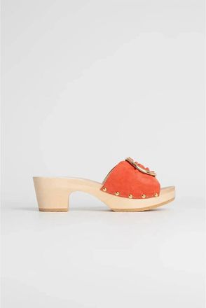 YouYou Womens Youyou Ycone Velvet Goji Sandals In Croute De Vachette