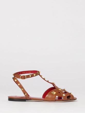 Valentino Garavani Heeled Sandal Woman color Tobacco