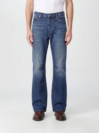 Purple Jeans a zampa P026 in denim