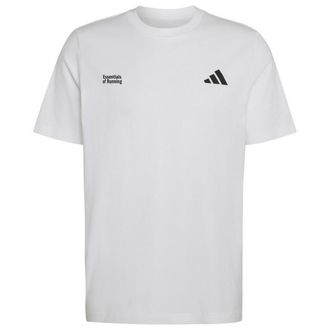 adidas Run Essentials Graphic T-Shirt Laufshirt f&uuml;r Herren | grau