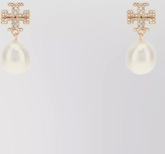Tory Burch pearl stud earrings