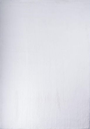 Nazar Rugs Alfombra lisa de pelo largo y suave lavable - blanco - 120x160 cm