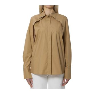 Federica Tosi Donna, Camicette, Beige, M, new