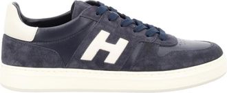 Hogan H-Tv Sneakers - Heren - Sneakers - Blauw - 41 EU - Leer - Schoenen