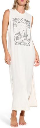 Spiritual Gangster Stargazer Halo Tank Maxi Dress in Vintage White at Nordstrom, Size Small