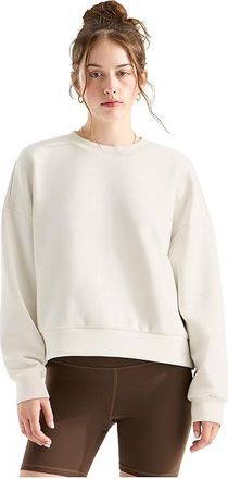 The North Face Jaida Crew Sweater Womens Sweater White Dune : 2XL, Elastane/Lyocell/Polyester